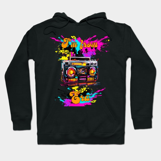 Cassette Player Hoodie by Warrior Ink